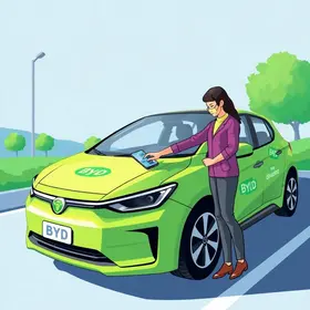 BYD motoristas de aplicativo